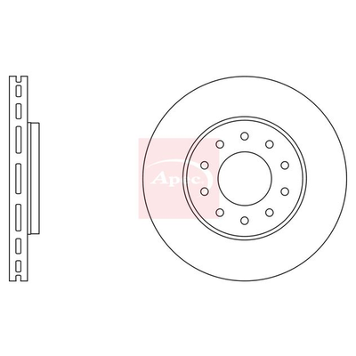 Apec Brake Disc DSK2804