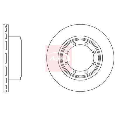 Apec Brake Disc DSK2805