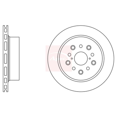 Apec Brake Disc DSK2807