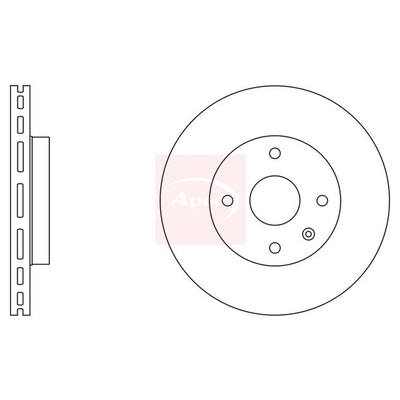 Apec Brake Disc DSK2810
