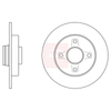 Apec Brake Disc DSK2812 thumbnail