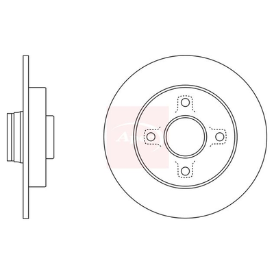 Apec Brake Disc DSK2812