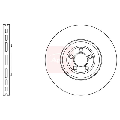 Apec Brake Disc DSK2817
