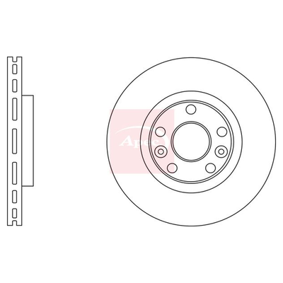 Apec Brake Disc DSK2823