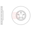 Apec Brake Disc DSK2833 thumbnail
