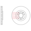Apec Brake Disc DSK2836 thumbnail