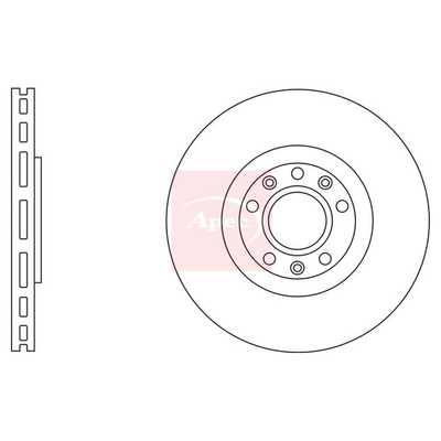 Apec Brake Disc DSK2836