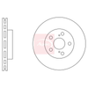 Apec Brake Disc DSK2837 thumbnail
