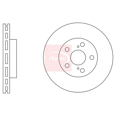 Apec Brake Disc DSK2837