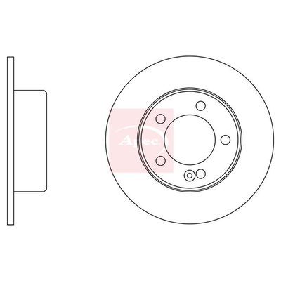 Apec Brake Disc DSK2840