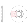Apec Brake Disc DSK2842 thumbnail