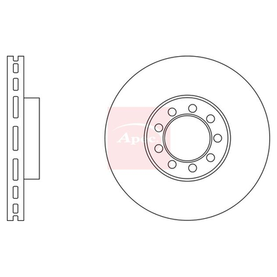 Apec Brake Disc DSK2842