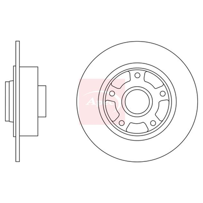 Apec Brake Disc DSK2843