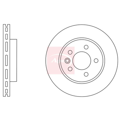 Apec Brake Disc DSK2847