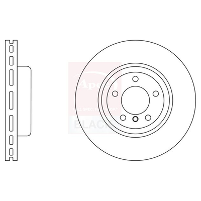 Apec Brake Disc DSK2848B