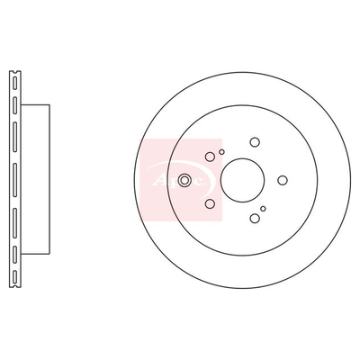 Apec Brake Disc DSK2852
