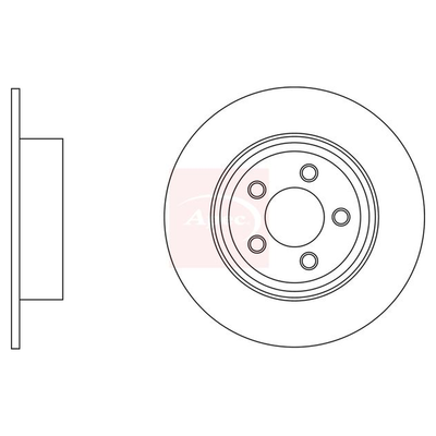 Apec Brake Disc DSK2853