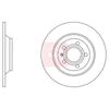Apec Brake Disc DSK2854 thumbnail