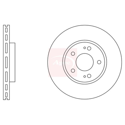 Apec Brake Disc DSK2856