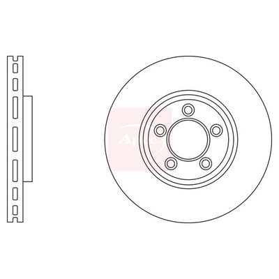 Apec Brake Disc DSK2857