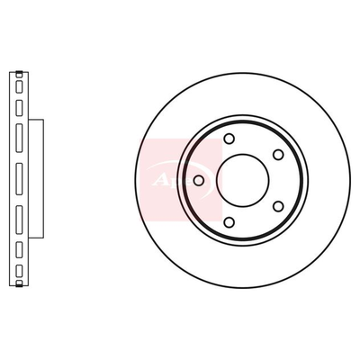 Apec Brake Disc DSK2862