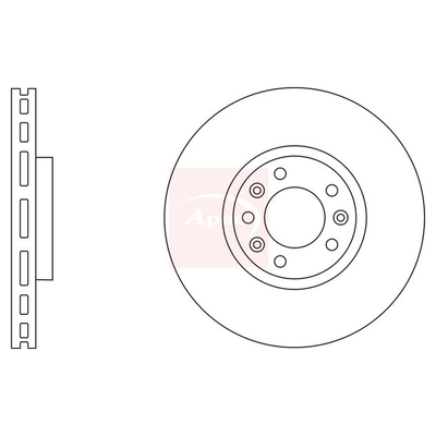 Apec Brake Disc DSK2863