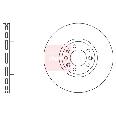 Apec Brake Disc DSK2864