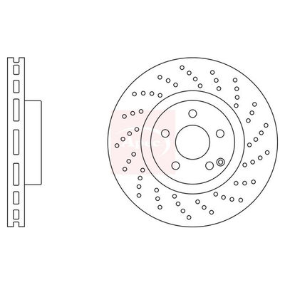 Apec Brake Disc DSK2866