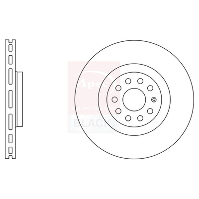 Apec Brake Disc DSK2867B