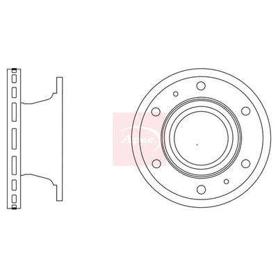 Apec Brake Disc DSK2873