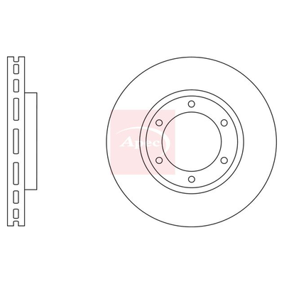 Apec Brake Disc DSK2878