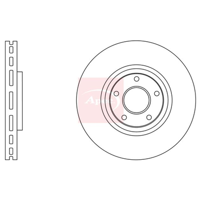 Apec Brake Disc DSK2880