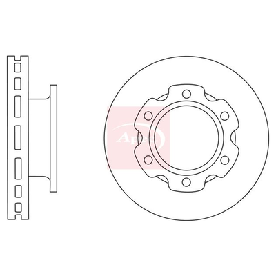Apec Brake Disc DSK2881