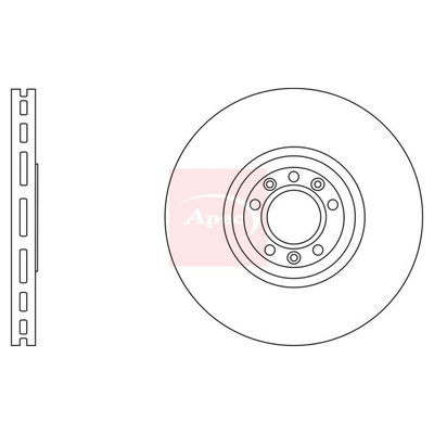Apec Brake Disc DSK2882