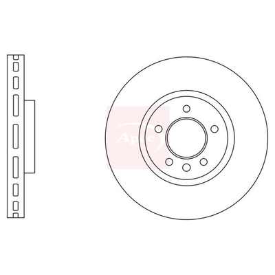 Apec Brake Disc DSK2883