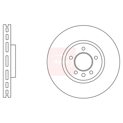 Apec Brake Disc DSK2884