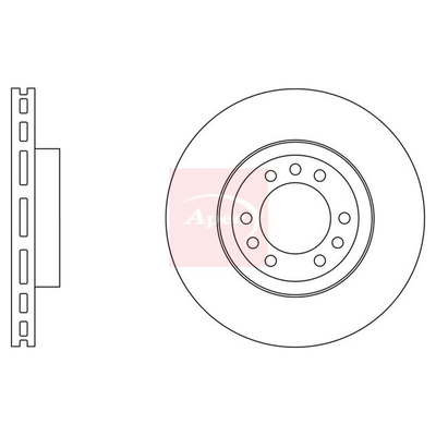 Apec Brake Disc DSK2893