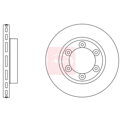 Apec Brake Disc DSK2896