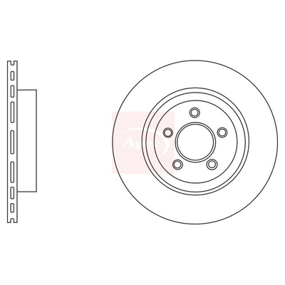 Apec Brake Disc DSK2899