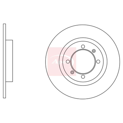 Apec Brake Disc DSK2903