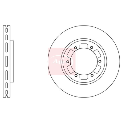 Apec Brake Disc DSK2906