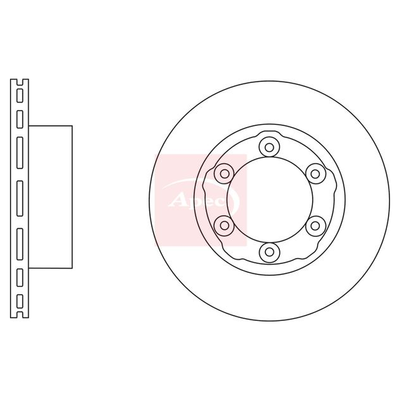 Apec Brake Disc DSK2908