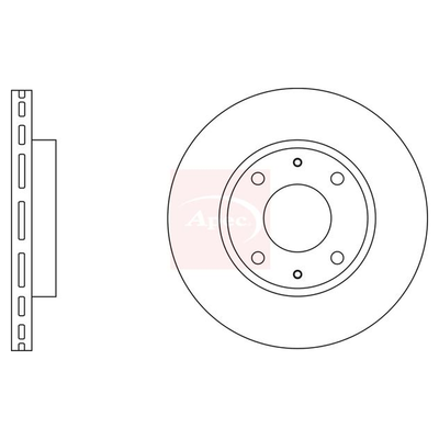 Apec Brake Disc DSK2916