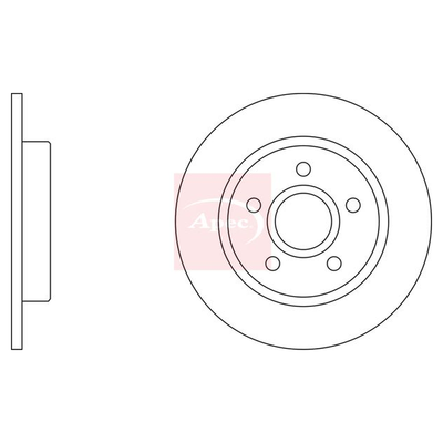 Apec Brake Disc DSK2926