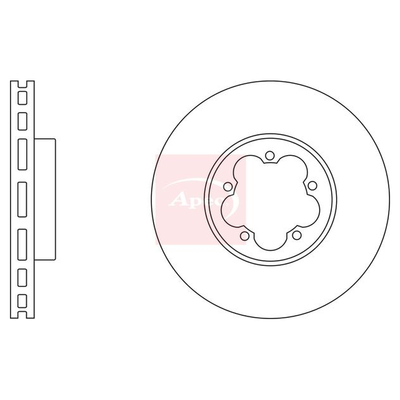 Apec Brake Disc DSK2928