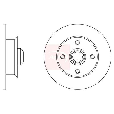 Apec Brake Disc DSK2932