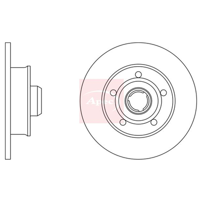 Apec Brake Disc DSK2933