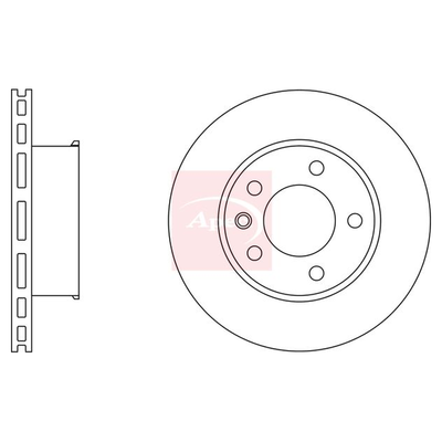 Apec Brake Disc DSK2934