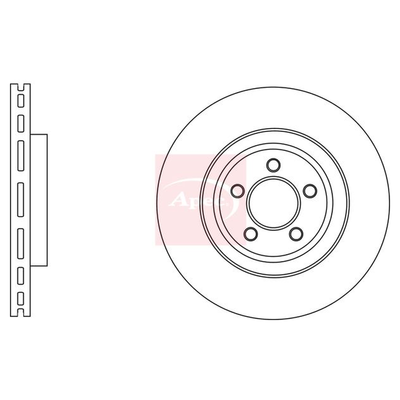 Apec Brake Disc DSK2937