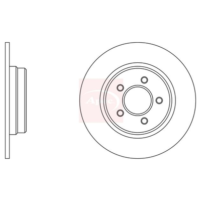 Apec Brake Disc DSK2938
